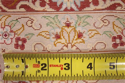 Qum Beige Hand Knotted 44 X 68 Area Rug 254-32085 Image 10