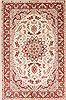 Qum Beige Hand Knotted 44 X 68 Area Rug 254-32085 Thumb 0
