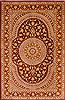 Qum Red Hand Knotted 43 X 68  Area Rug 254-32099 Thumb 0