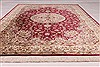 Qum Beige Hand Knotted 43 X 66 Area Rug 254-32101 Thumb 1
