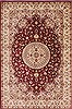 Qum Beige Hand Knotted 43 X 66 Area Rug 254-32101 Thumb 0
