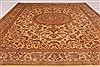 Qum Beige Hand Knotted 44 X 66 Area Rug 254-32103 Thumb 2