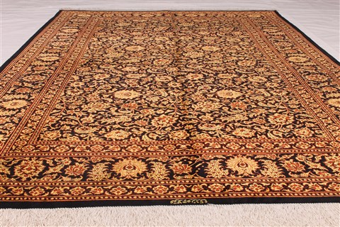 Qum Beige Hand Knotted 44 X 65 Area Rug 254-32105 Image 1