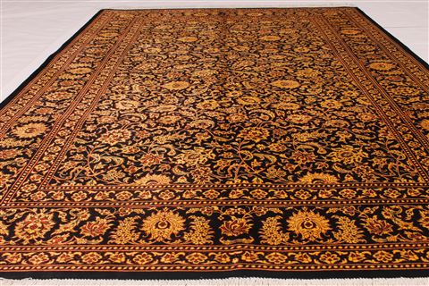 Qum Beige Hand Knotted 44 X 65 Area Rug 254-32105 Image 3
