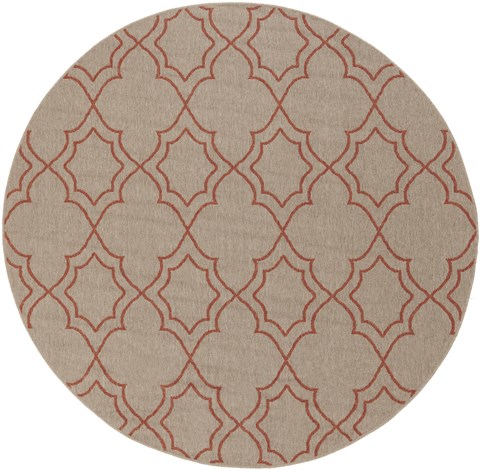 Surya Alfresco Brown Round 73 X 73 Area Rug ALF9588-73RD 800-32120 Image 0