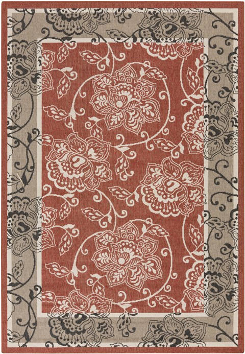 Surya Alfresco Red 60 X 90 Area Rug ALF9593-69 800-32184 Image 0