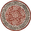 Surya Alfresco Red Round 89 X 89 Area Rug ALF9593-89RD 800-32189 Thumb 0