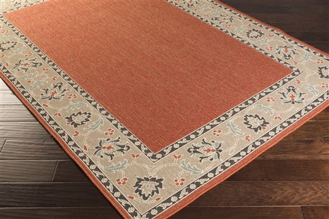 Surya Alfresco Red 53 X 76 Area Rug ALF9598-5376 800-32247 Image 1
