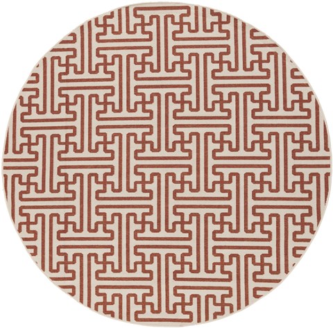 Surya Alfresco Red Round 53 X 53 Area Rug ALF9600-53RD 800-32274 Image 0