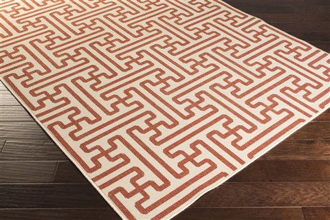 Surya Alfresco Red 89 X 129 Area Rug ALF9600-89129 800-32279 Image 1