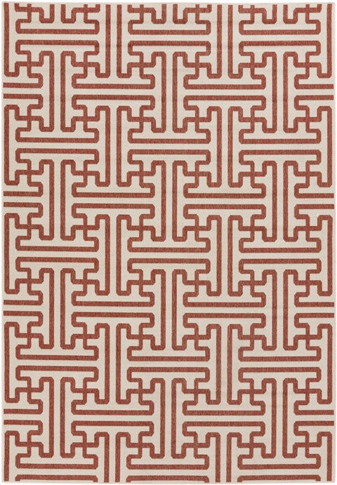 Surya Alfresco Red 89 X 129 Area Rug ALF9600-89129 800-32279 Image 0