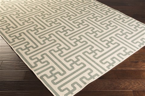 Surya Alfresco Green 23 X 46 Area Rug ALF9601-2346 800-32283 Image 1