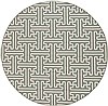 Surya Alfresco Green Round 89 X 89 Area Rug ALF9603-89RD 800-32319 Thumb 0