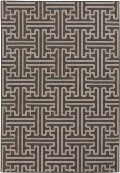 Surya Alfresco Black 36 X 56 Area Rug ALF9604-3656 800-32324 Image 0