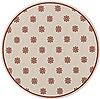 Surya Alfresco White Round 53 X 53 Area Rug ALF9605-53RD 800-32339 Thumb 0