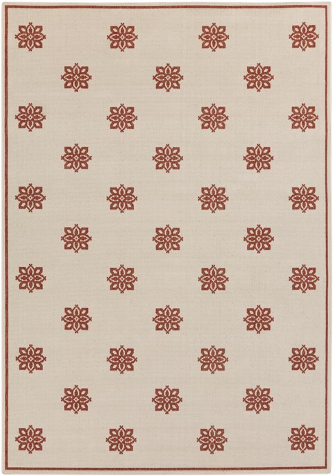 Surya Alfresco White 76 X 109 Area Rug ALF9605-76109 800-32343 Image 0