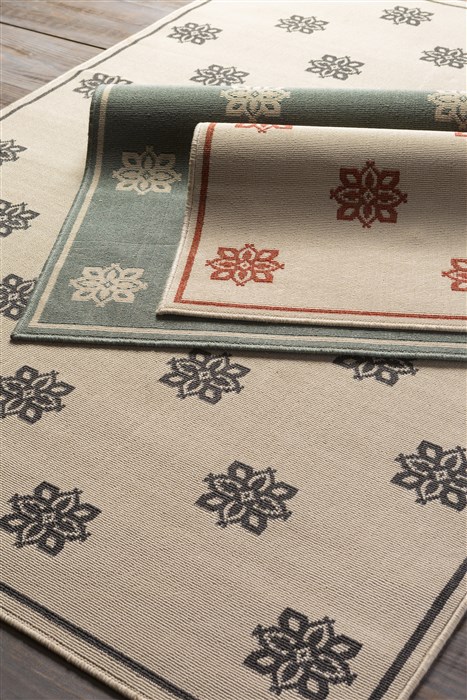 Surya Alfresco White Square 89 X 89 Area Rug ALF9605-89SQ 800-32346 Image 4