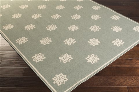 Surya Alfresco Green 36 X 56 Area Rug ALF9606-3656 800-32350 Image 1