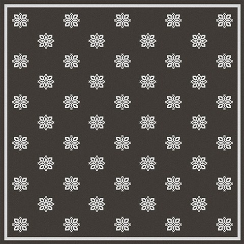Surya Alfresco Black Square 73 X 73 Area Rug ALF9608-73SQ 800-32381 Image 0