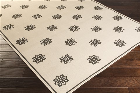 Surya Alfresco White 89 X 129 Area Rug ALF9610-89129 800-32409 Image 1