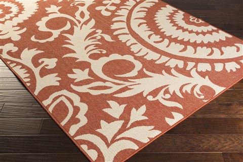 Surya Alfresco Red 60 X 90 Area Rug ALF9613-69 800-32444 Image 1