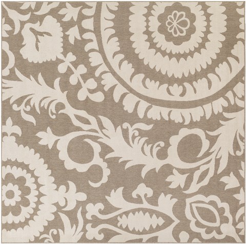 Surya Alfresco Brown Square 89 X 89 Area Rug ALF9616-89SQ 800-32489 Image 0