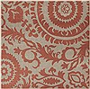 Surya Alfresco Red Square 89 X 89 Area Rug ALF9617-89SQ 800-32502 Thumb 0