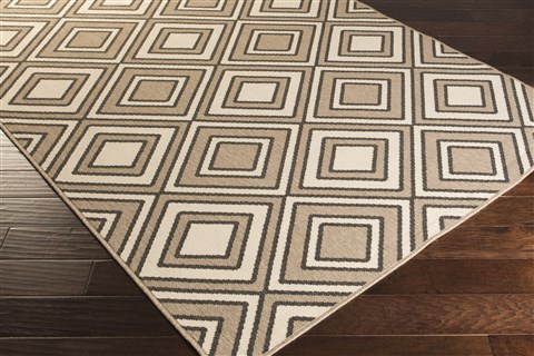 Surya Alfresco Brown 76 X 109 Area Rug ALF9619-76109 800-32525 Image 1