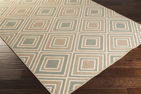 Surya Alfresco Green 76 X 109 Area Rug ALF9620-76109 800-32538 Image 1