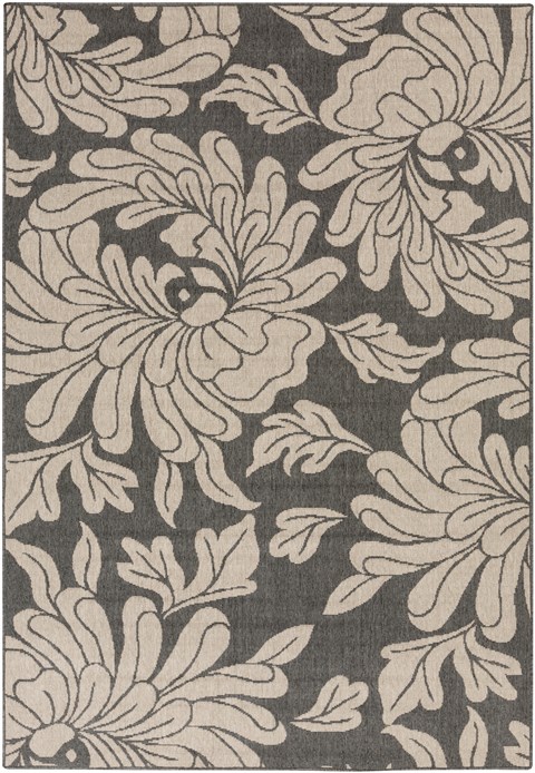 Surya Alfresco Black 53 X 76 Area Rug ALF9621-5376 800-32546 Image 0