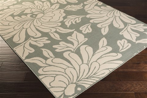 Surya Alfresco Green 53 X 76 Area Rug ALF9622-5376 800-32559 Image 1