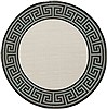 Surya Alfresco White Round 89 X 89 Area Rug ALF9627-89RD 800-32631 Thumb 0