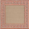 Surya Alfresco Orange Square 73 X 73 Area Rug ALF9628-73SQ 800-32641 Thumb 0