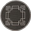 Surya Alfresco Black Round 53 X 53 Area Rug ALF9630-53RD 800-32664 Thumb 0