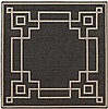 Surya Alfresco Black Square 89 X 89 Area Rug ALF9630-89SQ 800-32671 Thumb 0