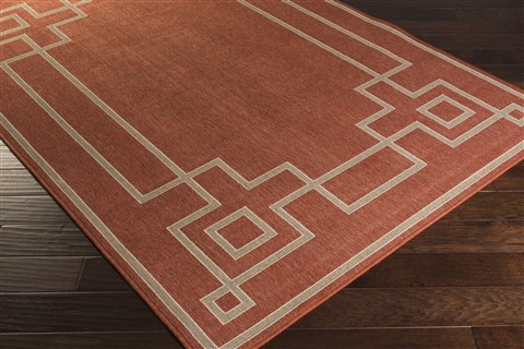 Surya Alfresco Red 23 X 46 Area Rug ALF9631-2346 800-32673 Image 1