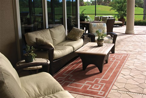 Surya Alfresco Red 23 X 46 Area Rug ALF9631-2346 800-32673 Image 2
