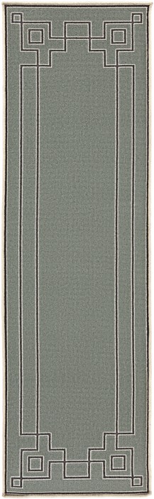 Surya Alfresco Green Runner 23 X 119 Area Rug ALF9632-23119 800-32685 Image 0