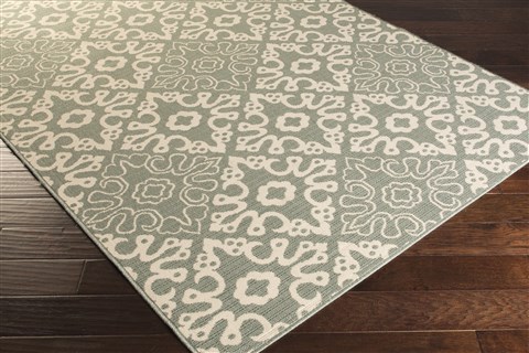 Surya Alfresco Green 60 X 90 Area Rug ALF9634-69 800-32717 Image 1
