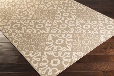 Surya Alfresco Brown 36 X 56 Area Rug ALF9635-3656 800-32727 Image 1