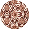 Surya Alfresco Red Round 73 X 73 Area Rug ALF9636-73RD 800-32744 Thumb 0