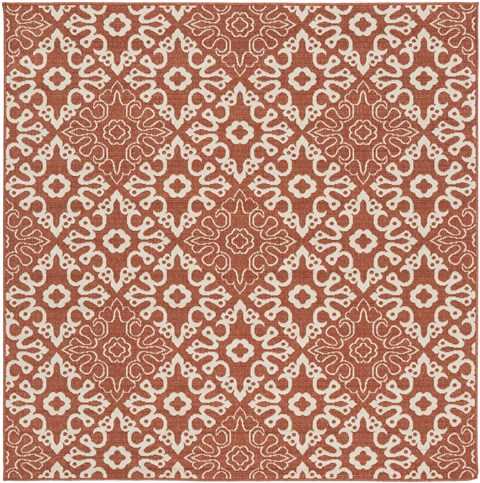 Surya Alfresco Red Square 73 X 73 Area Rug ALF9636-73SQ 800-32745 Image 0