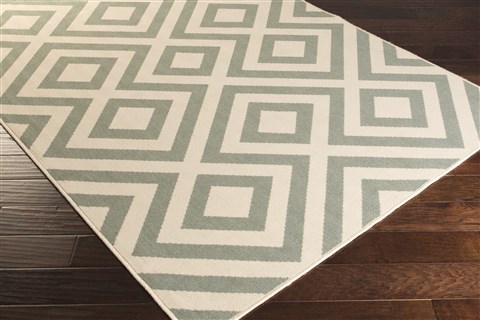 Surya Alfresco Green 53 X 76 Area Rug ALF9638-5376 800-32767 Image 1