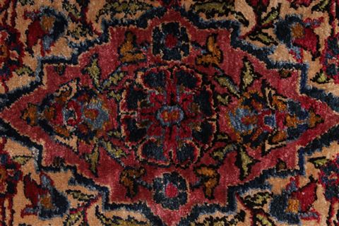 Kashan Red Hand Knotted 44 X 70 Area Rug 254-32770 Image 1