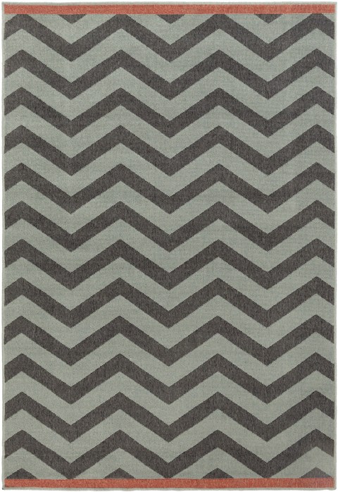 Surya Alfresco Green 53 X 76 Area Rug ALF9643-5376 800-32833 Image 0