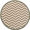 Surya Alfresco White Round 89 X 89 Area Rug ALF9645-89RD 800-32866 Thumb 0
