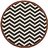 Surya Alfresco Black Round 73 X 73 Area Rug ALF9646-73RD 800-32875 Thumb 0