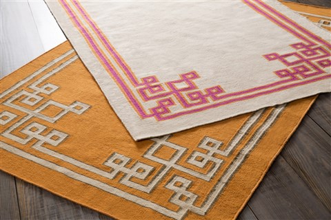 Surya Alameda Orange Runner 26 X 80 Area Rug AMD1016-268 800-33119 Image 1