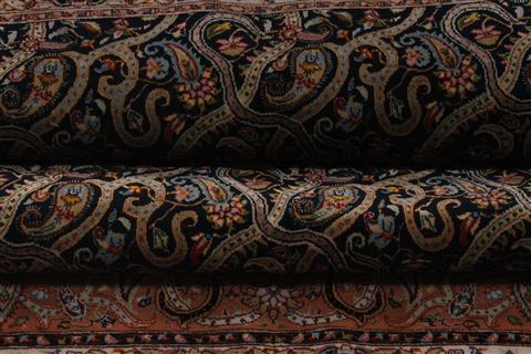 Tabriz Blue Hand Knotted 50 X 70 Area Rug 254-33178 Image 14