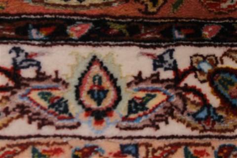 Tabriz Blue Hand Knotted 50 X 70 Area Rug 254-33178 Image 10